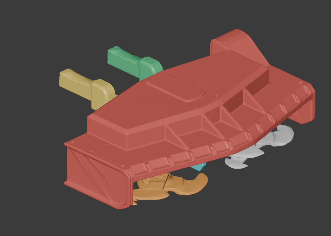 Mower deck source model preview