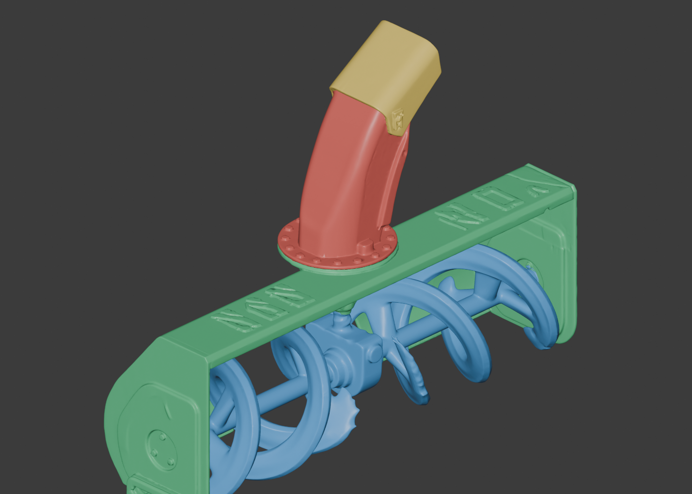 Snow blower source model preview