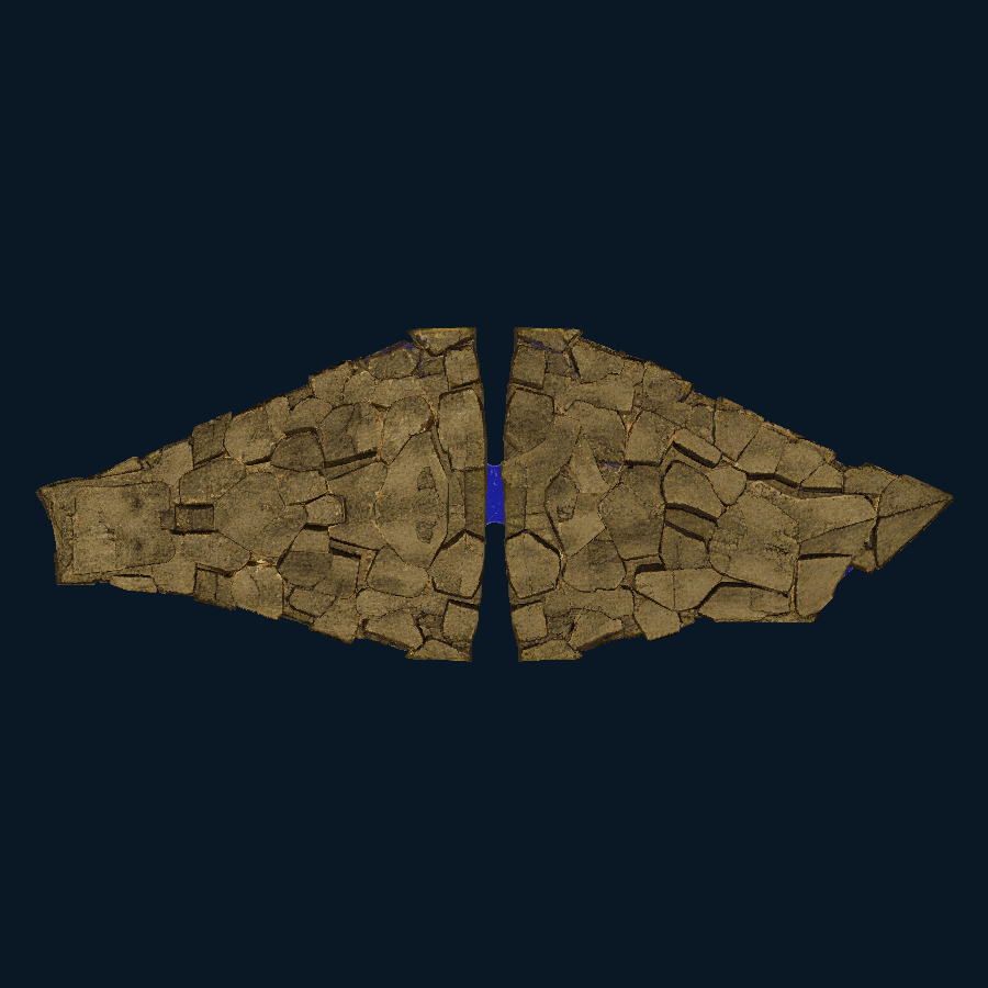 Brassfold — left model view