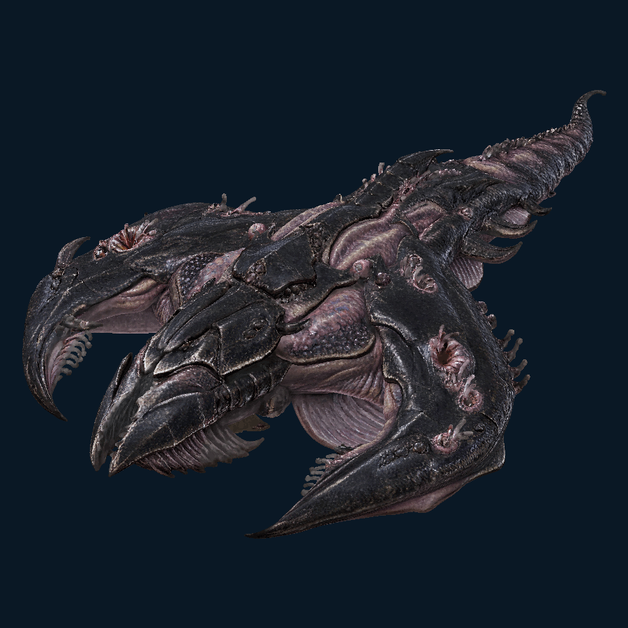 Ebon Seeker-class Battleship — Model overview