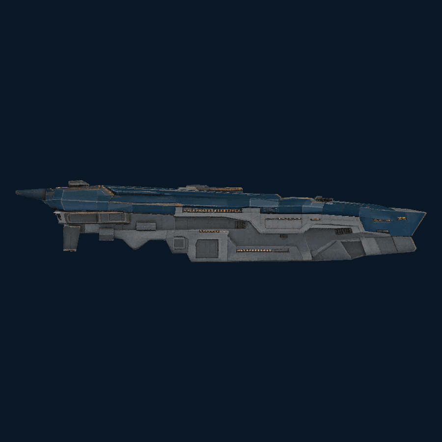 Fluted Skyline — left model view