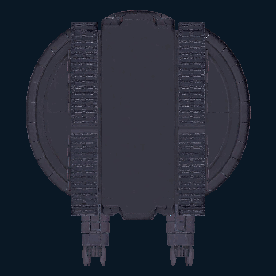 Iron Halo — bottom model view