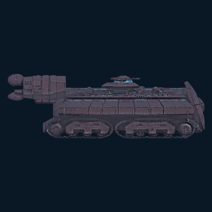 Iron Halo — left model view