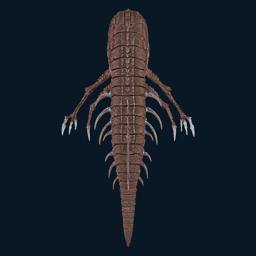 Iron Maw — top model view
