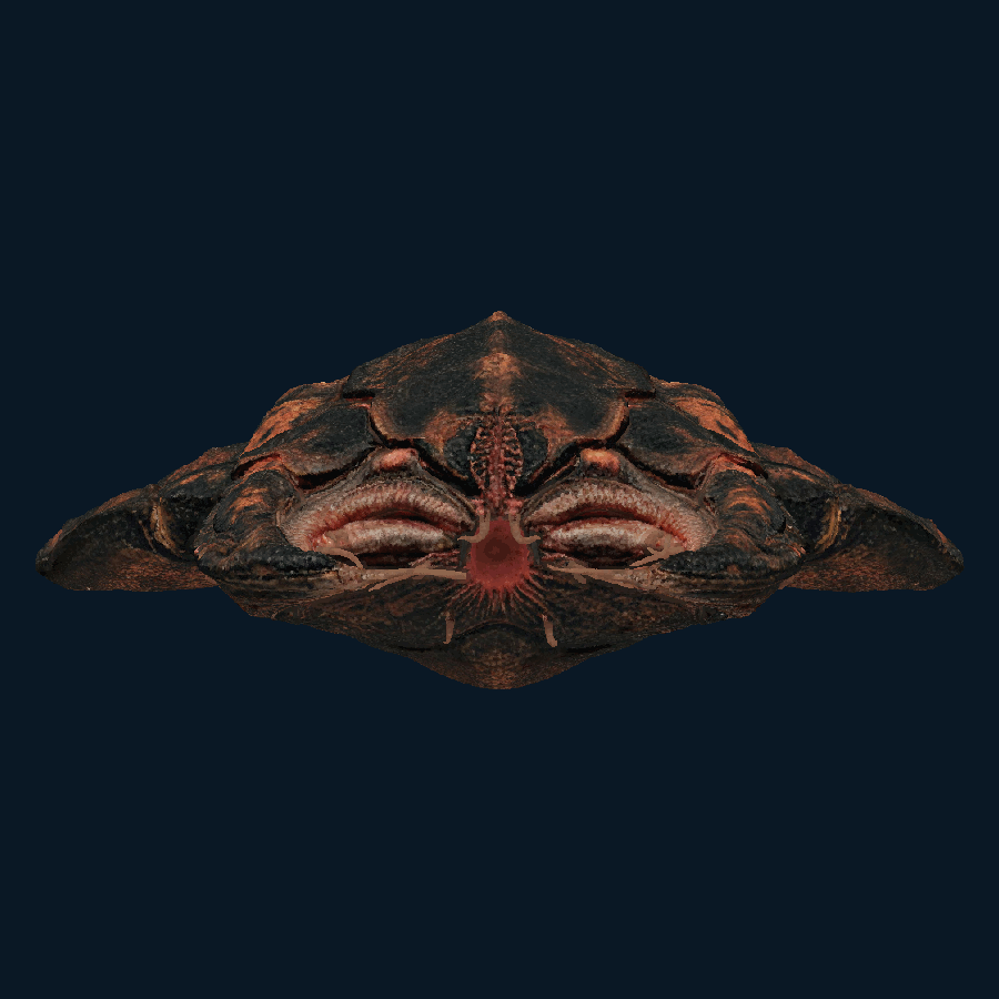 Obsidian Harrow — front model view