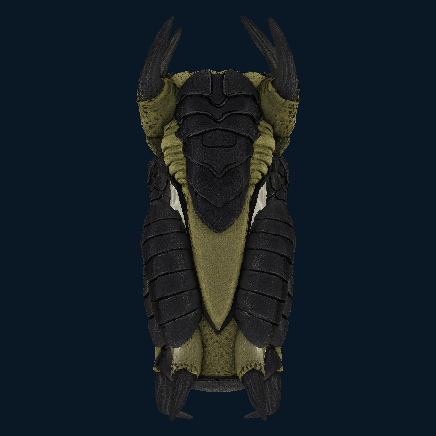 Obsidian Pilgrim — bottom model view