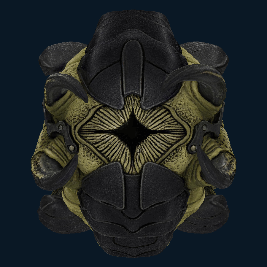 Obsidian Pilgrim — front model view