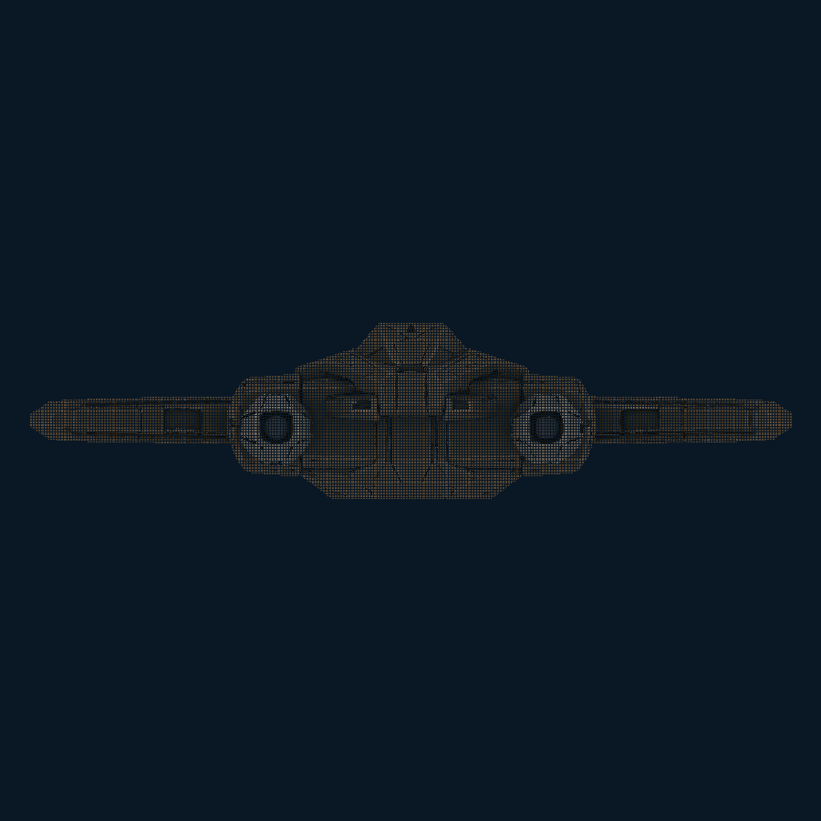 ObsidianWhirl — back model view