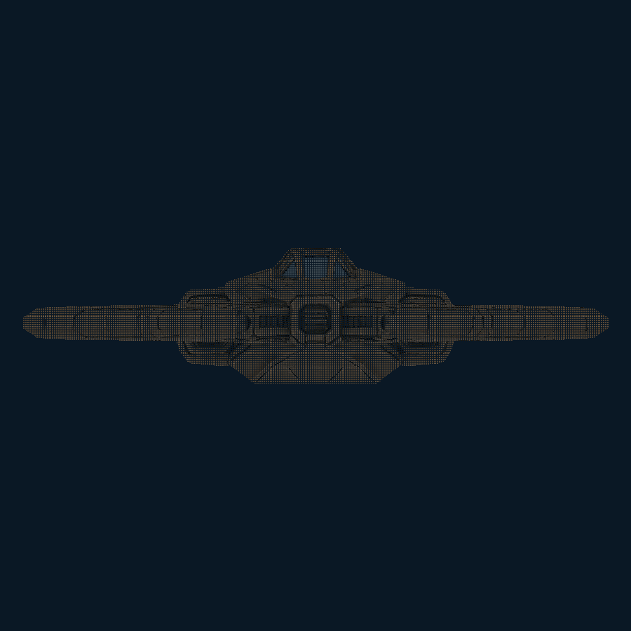 ObsidianWhirl — front model view