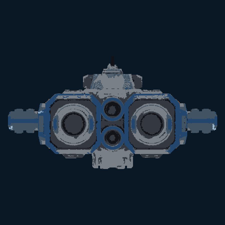 Radiant Blade — back model view