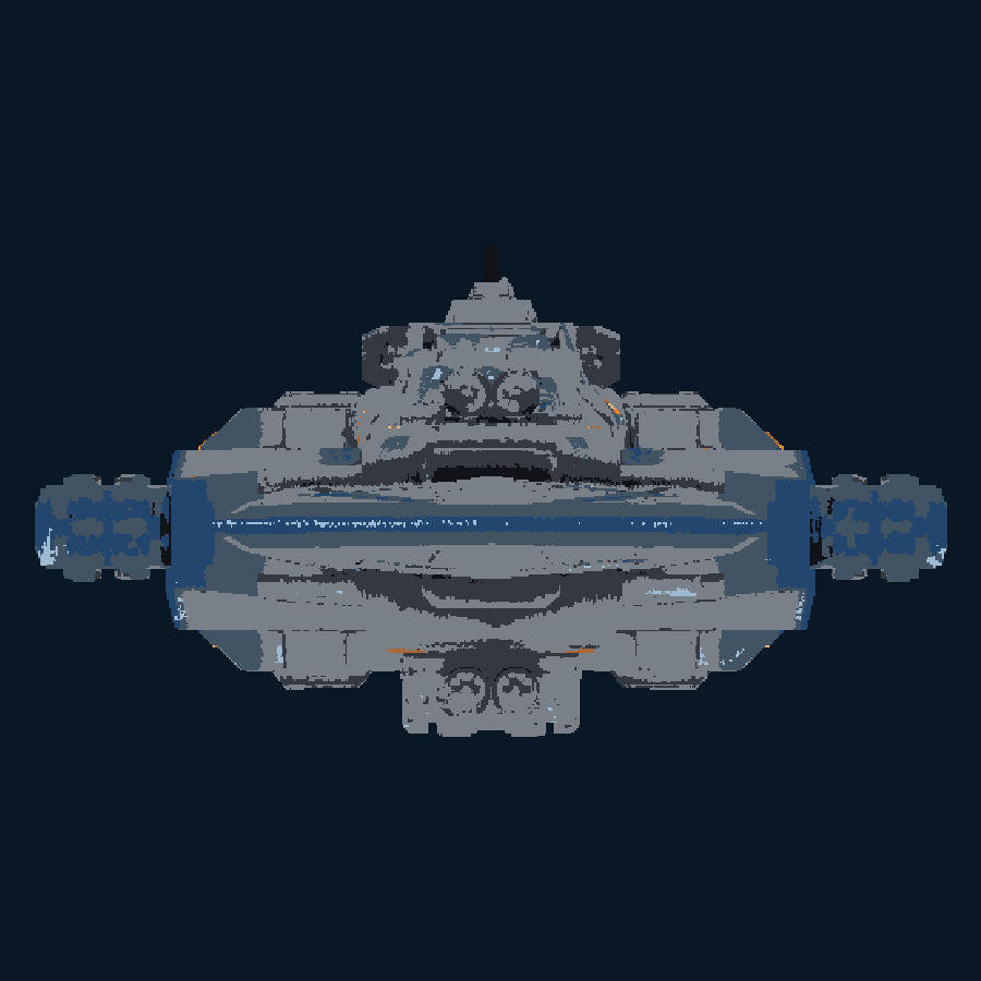 Radiant Blade — front model view