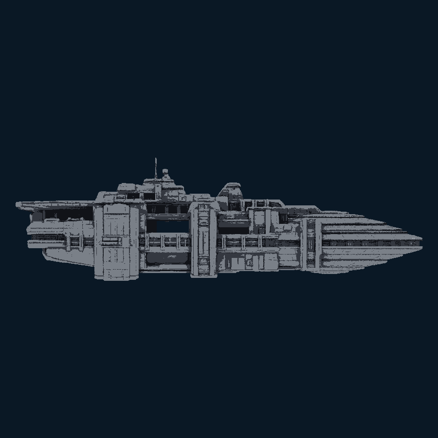Shadowwall — left model view