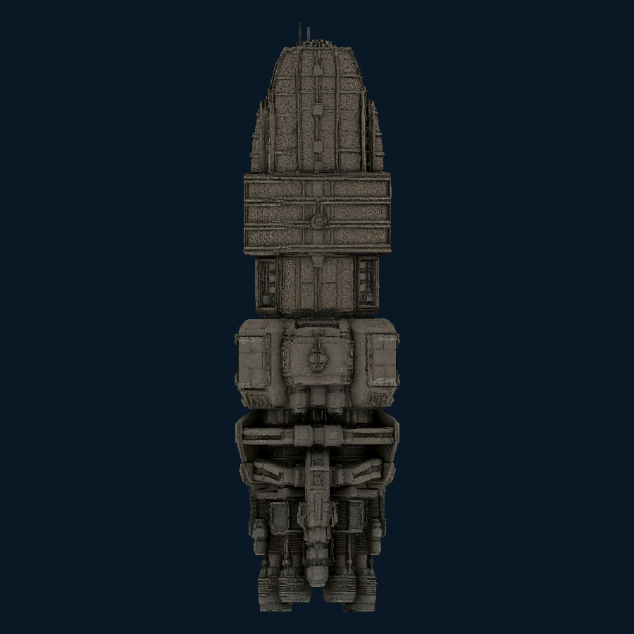 Stormmantle — bottom model view