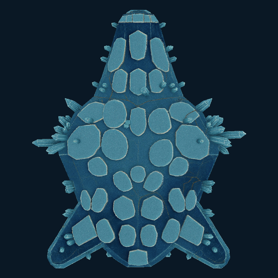 Tideprism — bottom model view